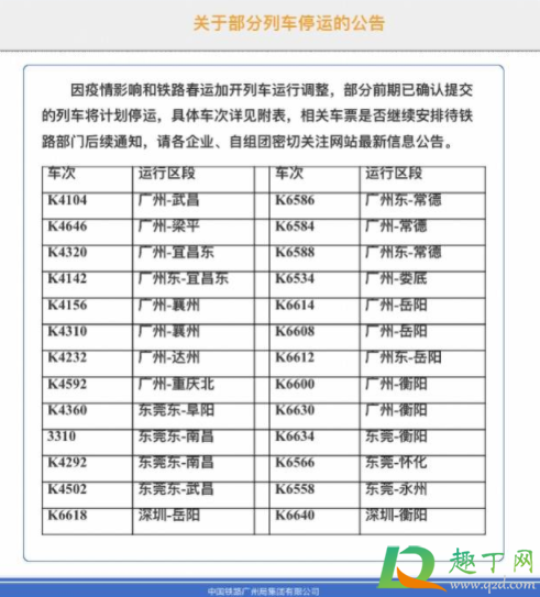 广东始发列车停运真的假的(广东火车停了吗)