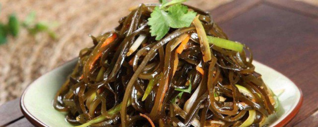 家常凉拌海带丝营养又美味(家常海带丝的做法凉拌)