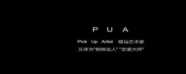 pua是什么意思(pua是什么意思职场)