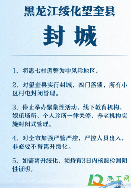 黑龙江望奎县封城了吗2021(哈尔滨望奎县封城了吗)