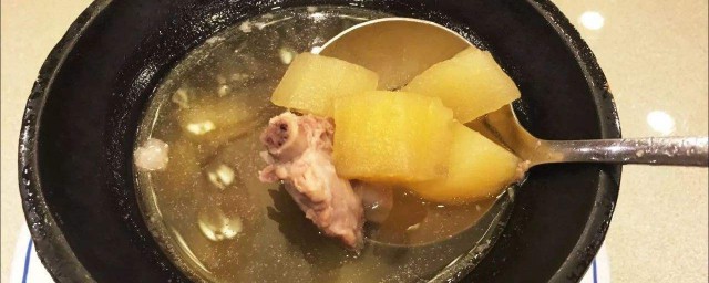 雪莲果冬瓜炖排骨醇香美味(雪莲果炖排骨汤)