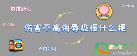 伤害不大侮辱性极高啥梗什么意思(伤害不高,侮辱性极强什么梗)