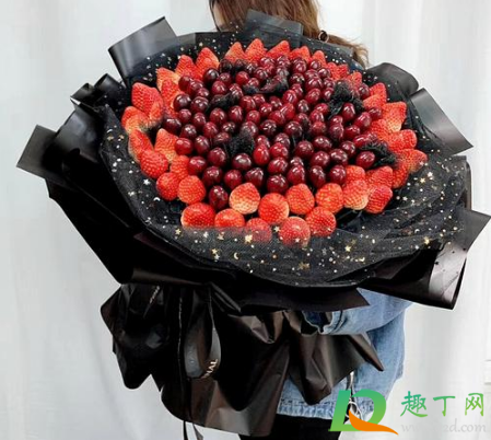 抖音车厘子花束怎么做(车厘子怎么包成花束)