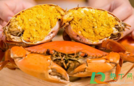 青蟹变红色可以吃吗(螃蟹里面青色能吃吗) 青蟹变红色可以吃吗(螃蟹里面青色能吃吗)
