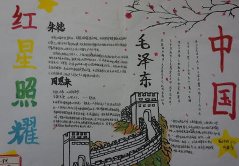 红星照耀中国手抄报高清图片2021(红星照耀中国手抄报高清图片 简笔画)