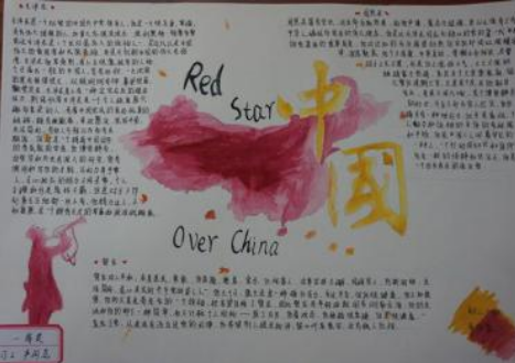 红星照耀中国手抄报高清图片2021(红星照耀中国手抄报高清图片 简笔画)