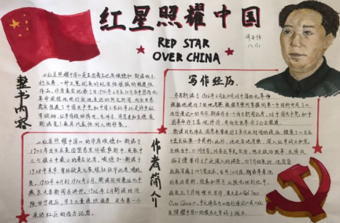红星照耀中国手抄报高清图片2021(红星照耀中国手抄报高清图片 简笔画)