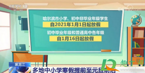 黑龙江中小学寒假提前真的假的(黑龙江省中小学寒假放假通知) 黑龙江中小学寒假提前真的假的(黑龙江省中小学寒假放假通知)