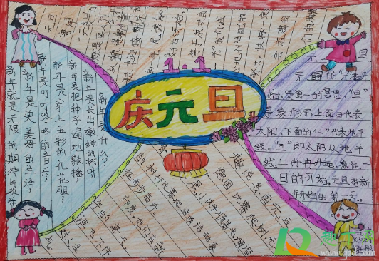 2021年元旦手抄报怎么画简单又漂亮(教你画一幅2021元旦手抄报) 2021年元旦手抄报怎么画简单又漂亮(教你画一幅2021元旦手抄报)