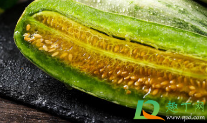 没熟的羊角蜜瓜瓤是什么颜色(羊角蜜瓜瓤有怪味,是催熟吗)