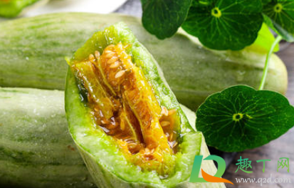 没熟的羊角蜜瓜瓤是什么颜色(羊角蜜瓜瓤有怪味,是催熟吗)