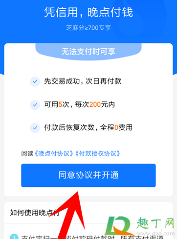 支付宝晚点付是什么(支付宝晚点付是什么功能)