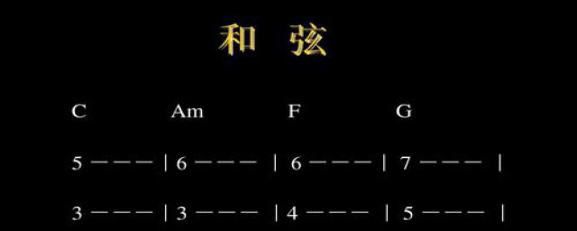 歌曲配和弦方法介绍(怎样给歌曲配和弦图解)