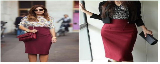 酒红色裙子的搭配(酒红色长裙搭配)