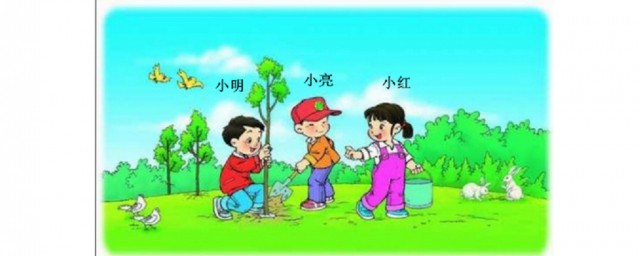 一年级看图写话植树写作要点(一年级的植树看图写话怎么写)