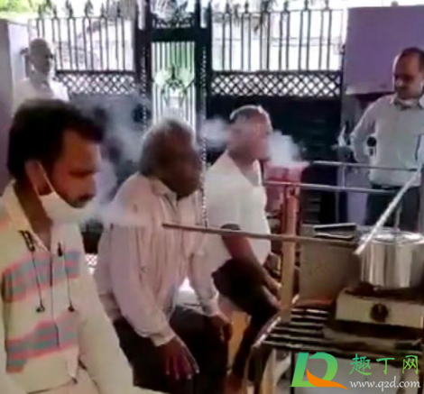 印度民众轮流吸蒸汽防治新冠靠谱吗 印度民众轮流吸蒸汽防治新冠靠谱吗