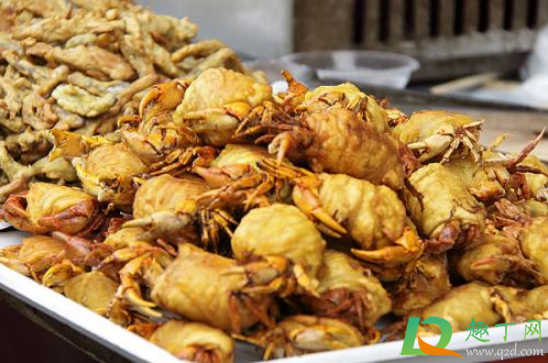 小螃蟹可以炸了连壳一起吃吗(小螃蟹能连壳吃吗) 小螃蟹可以炸了连壳一起吃吗(小螃蟹能连壳吃吗)