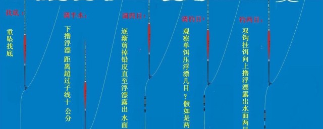 钓鱼调漂技巧(钓鱼调漂技巧图解)