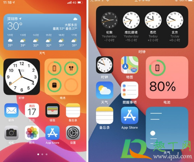 ios14时钟小组件怎么添加(ios14钟表小组件怎么设置)