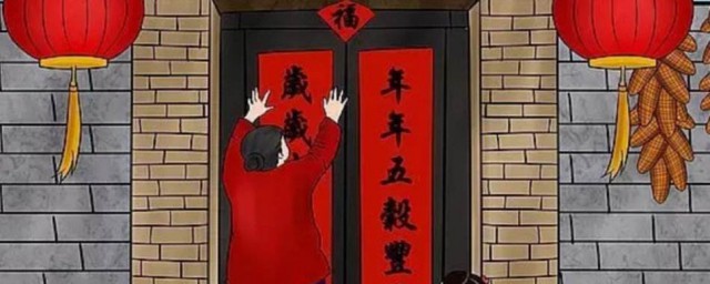 关于春节贴春联的来源介绍(贴春联的来源和含义)