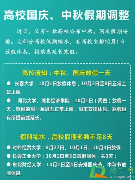 为什么大学国庆只放三天(为什么大学国庆只放3天) 为什么大学国庆只放三天(为什么大学国庆只放3天)