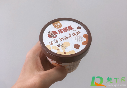肯德基波波奶茶冰淇淋好吃吗(肯德基有热奶茶吗)