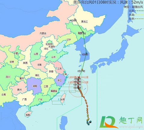 2020年第9号台风美莎克几月几号几点几分登陆(2020年19号台风什么时候登陆) 2020年第9号台风美莎克几月几号几点几分登陆(2020年19号台风什么时候登陆)