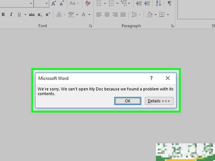 怎么破坏Word文件(word文件损坏修复绝招) 怎么破坏Word文件(word文件损坏修复绝招)