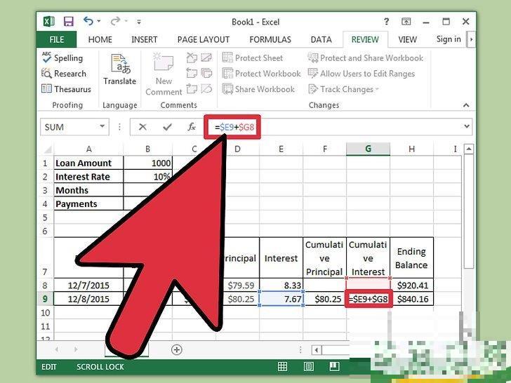 怎么在Excel中编制分期摊还日程表