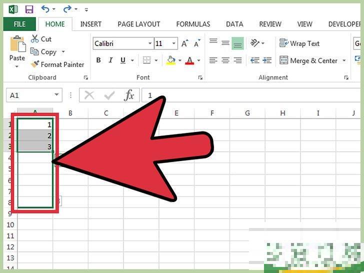 怎么在Excel中自动填充数字(excel表格自动填充数字)