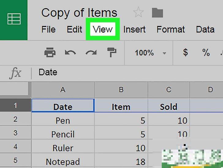 怎么在Windows或Mac上添加Google Sheets标题