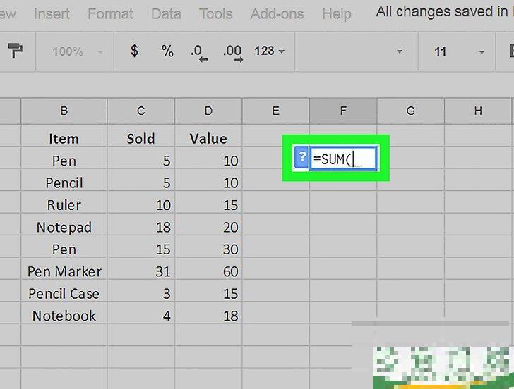 怎么在Windows或Mac的“Google表格”中将公式应用到整个列 怎么在Windows或Mac的“Google表格”中将公式应用到整个列
