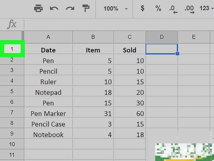 怎么在Windows或Mac上添加Google Sheets标题