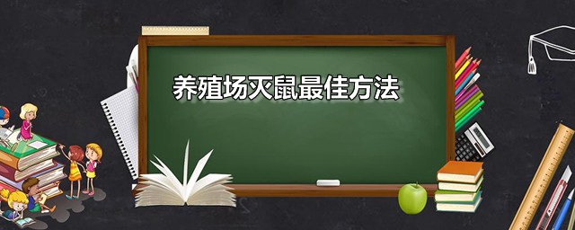 养殖场灭鼠什么方法最快最有效(养殖场用什么灭鼠药好)