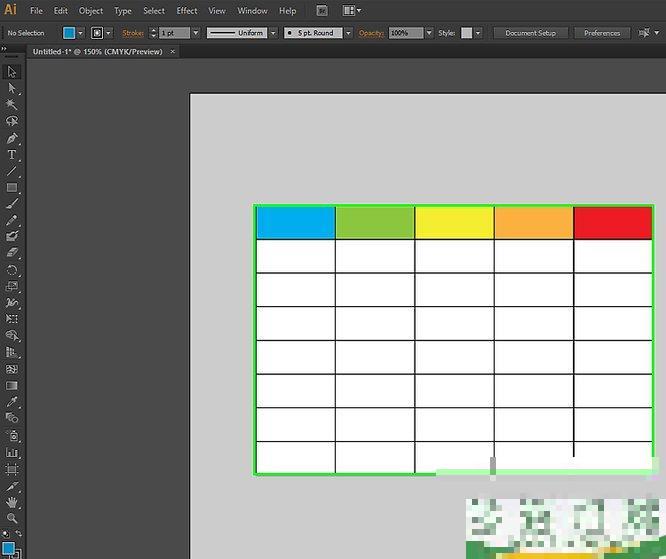 怎么在Adobe Illustrator中创建表格
怎么在Adobe Illustrator中创建表格