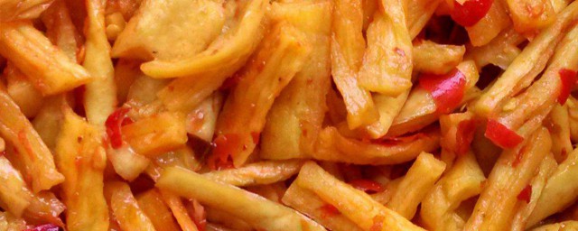 萝卜条咸菜的做法(胡萝卜条咸菜的做法)