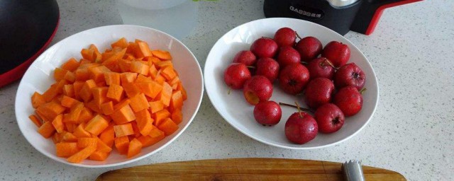 山楂胡萝卜配方(萝卜山楂汤的做法)