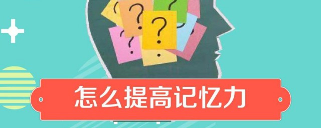 提高记忆力的4中方法(九个方法增强记忆力)
