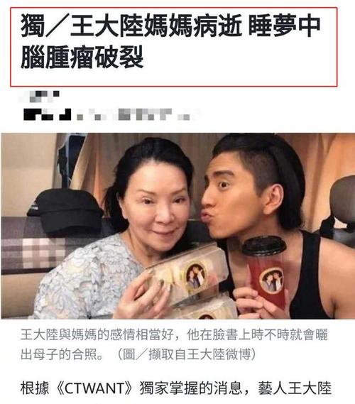 王大陆母亲去世，一个母亲的复仇什(王大陆的妈妈是哪里人)