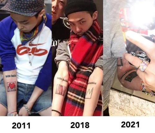 权志龙纹身，关于家庭的纹身fam(权志龙的纹身有哪些)