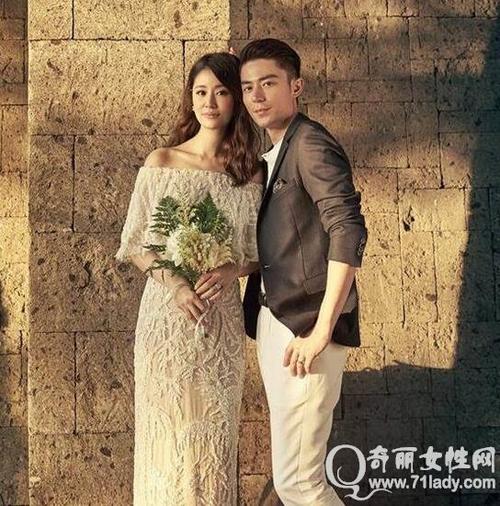 林心如霍建华结婚照，林心如婚礼合(林心如和霍建华婚礼)