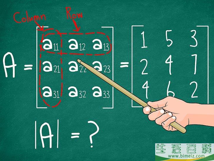 怎么求3X3矩阵的行列式(3x1的矩阵行列式怎么算)