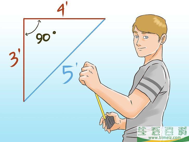 怎么用3‐4‐5方法构建直角(构建直角三角形的方法)