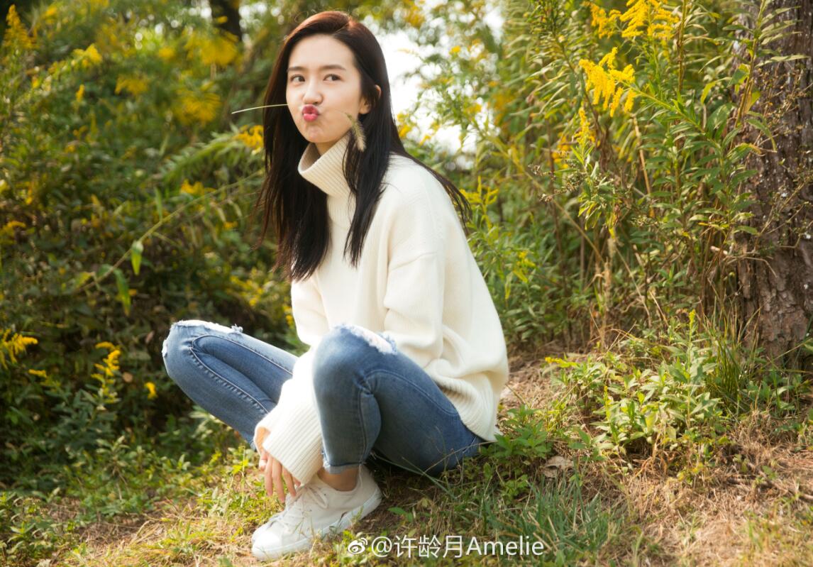 许龄月穿比基尼的照片身材超好