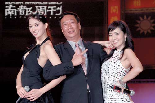 郭台铭老婆林淑如，曾馨莹长得像林