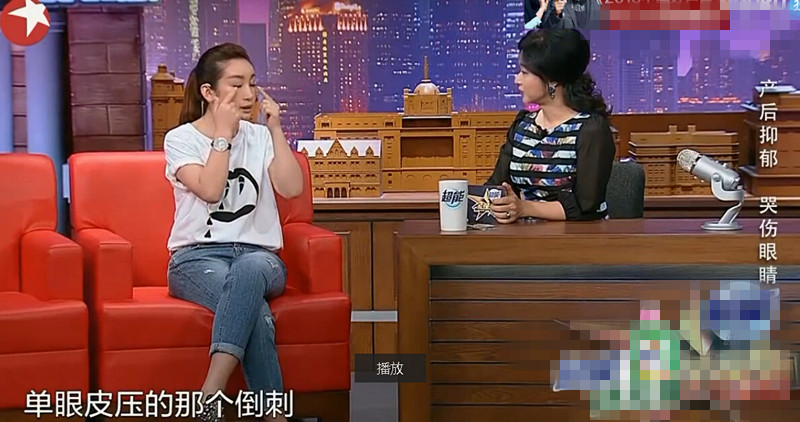 刘涛的嘴是不是有点歪很不自然