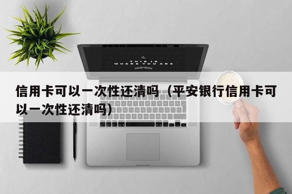 信用卡可以一次性还清吗(平安银行信用卡可以一次性还清吗)