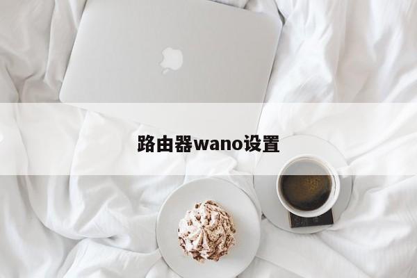 路由器wano设置 