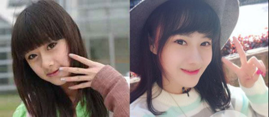 曹曦月整容前后照片(曹曦月的脸)