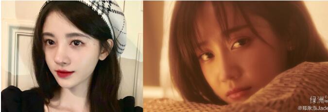 鞠婧祎和郑湫泓对比照(鞠婧祎前后对比)